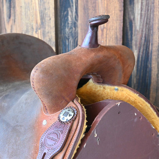 14" USED JEFF SMITH BARREL SADDLE Saddles - Used Jeff Smith