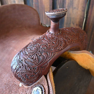 15.5" JEFF SMITH ROPING SADDLE Saddles Jeff Smith   