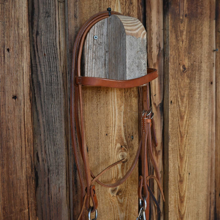 Copper Snaffle Bridle Rig w/Browband Headstall