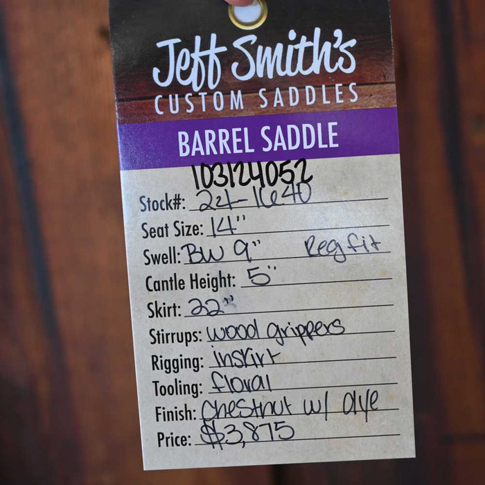 14" JEFF SMITH BARREL SADDLE Saddles - New Jeff Smith