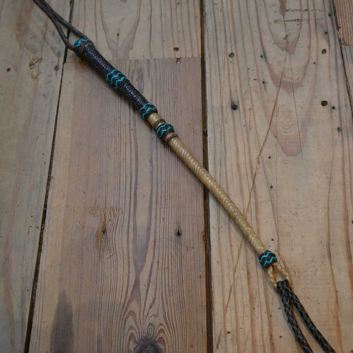 Jose Ortiz 28.5" 12 Plait Quirt w/Popper Tack - Whips, Crops & Quirts Jose Ortiz