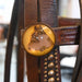Vintage Horse Bridle Rig with Yellow horse head Rosettes Collectibles MISC