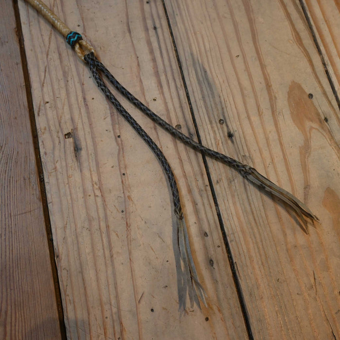 Jose Ortiz 28.5" 12 Plait Quirt w/Popper Tack - Whips, Crops & Quirts Jose Ortiz
