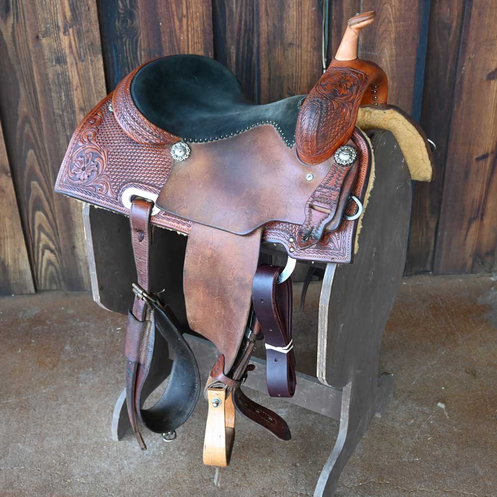 15.5" USED TRENT WARD BARREL SADDLE Saddles Trent Ward