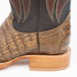 R. Watson Men's Coco Caiman Tail Boot - FINAL SALE MEN - Footwear - Exotic Western Boots R Watson   