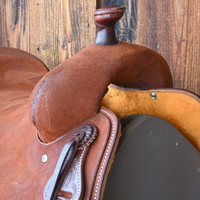 16" JEFF SMITH BUSTER WELCH RANCH CUTTER SADDLE