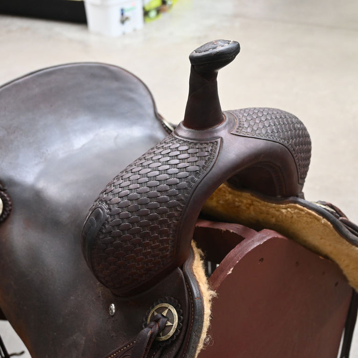 16" USED JEFF SMITH CUTTING SADDLE Saddles - Used Jeff Smith