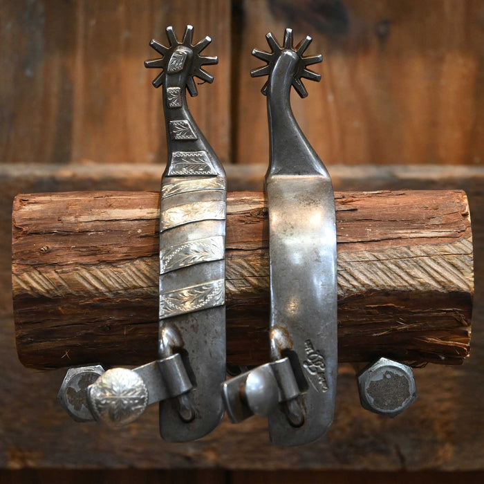 Josh Ownbey Silver Mounted 10pt. Spurs