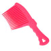 Large Plastic Mane & Tail Long Tooth Comb Equine - Grooming K&D Equestrian Pink