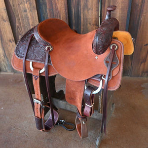 16" JEFF SMITH RANCH CUTTER SADDLE Saddles Jeff Smith   