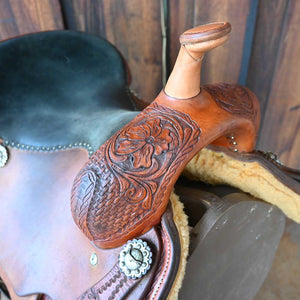 15.5" USED TRENT WARD BARREL SADDLE Saddles Trent Ward