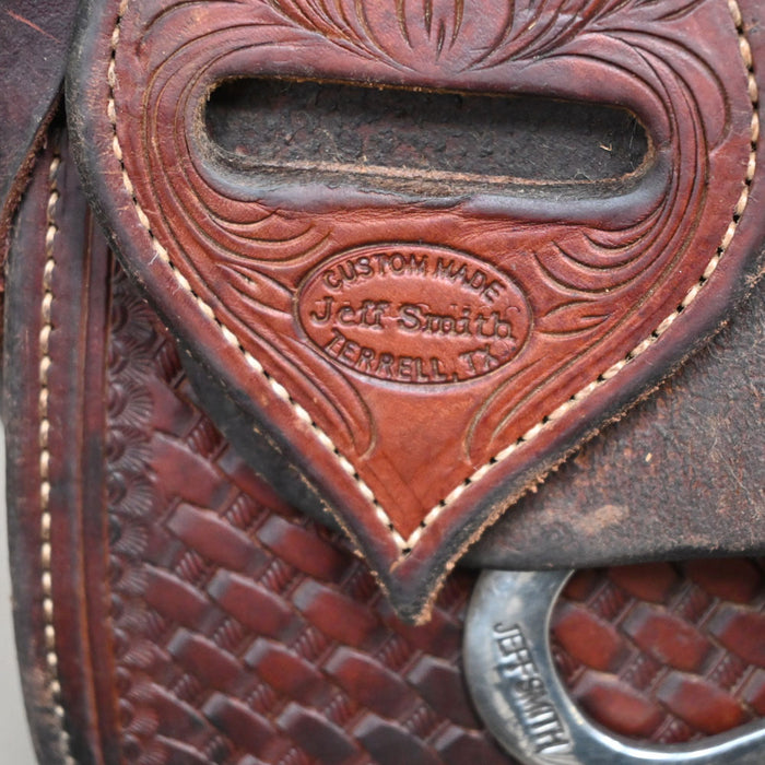 16" USED JEFF SMITH CUTTING SADDLE Saddles - Used Jeff Smith