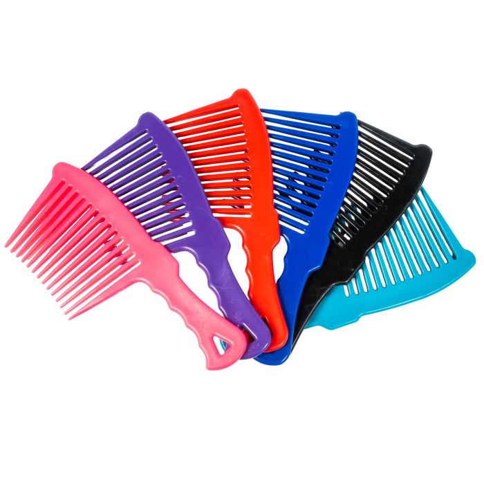 Large Plastic Mane & Tail Long Tooth Comb Equine - Grooming K&D Equestrian