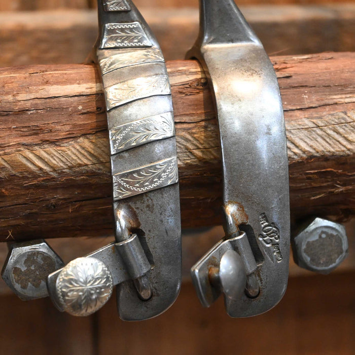 Josh Ownbey Silver Mounted 10pt. Spurs