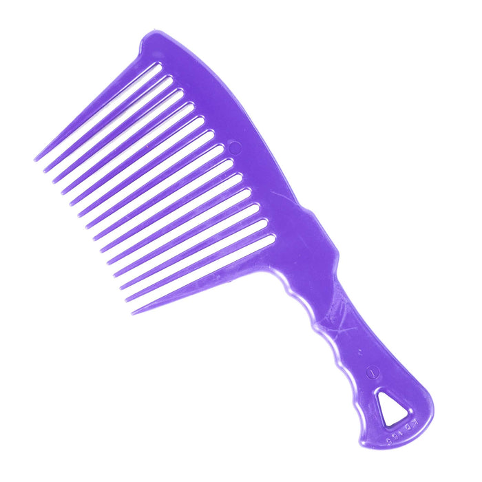 Large Plastic Mane & Tail Long Tooth Comb Equine - Grooming K&D Equestrian Purple