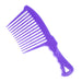Large Plastic Mane & Tail Long Tooth Comb Equine - Grooming K&D Equestrian Purple