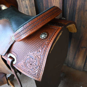 15.5" USED TRENT WARD BARREL SADDLE