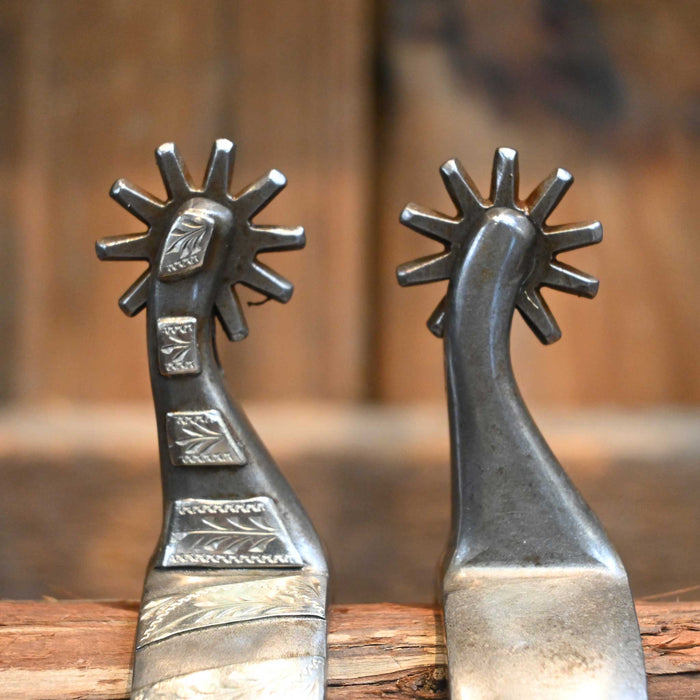 Josh Ownbey Silver Mounted 10pt. Spurs