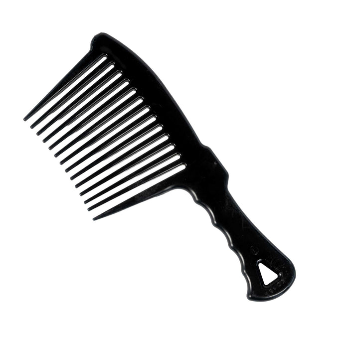 Large Plastic Mane & Tail Long Tooth Comb Equine - Grooming K&D Equestrian Black