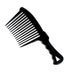 Large Plastic Mane & Tail Long Tooth Comb Equine - Grooming K&D Equestrian Black