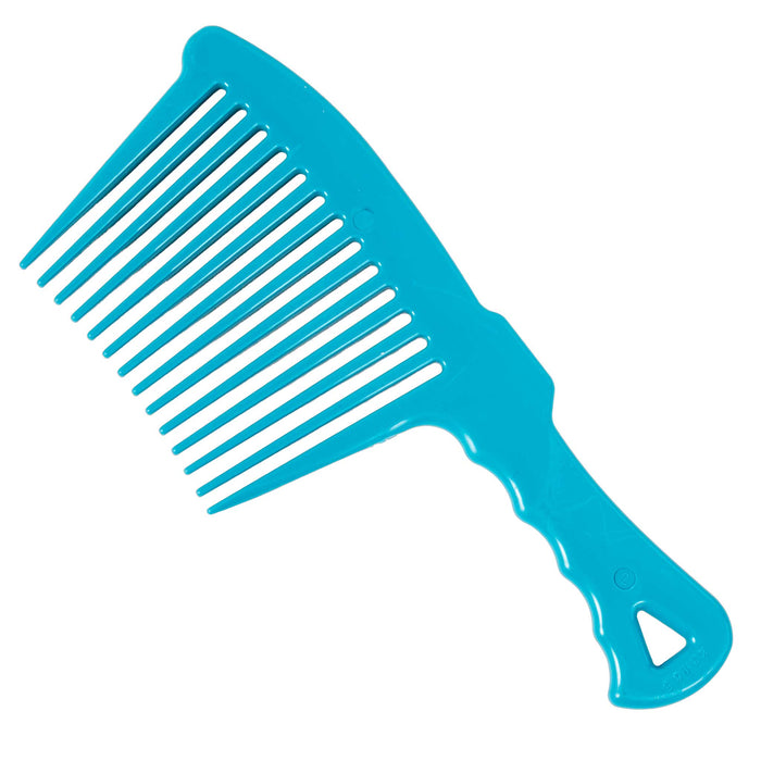 Large Plastic Mane & Tail Long Tooth Comb Equine - Grooming K&D Equestrian Teal