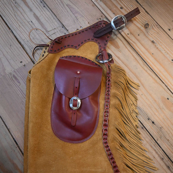 Teskey's Roughout Versatility Shotgun Chaps Tack - Chaps & Chinks Teskeys