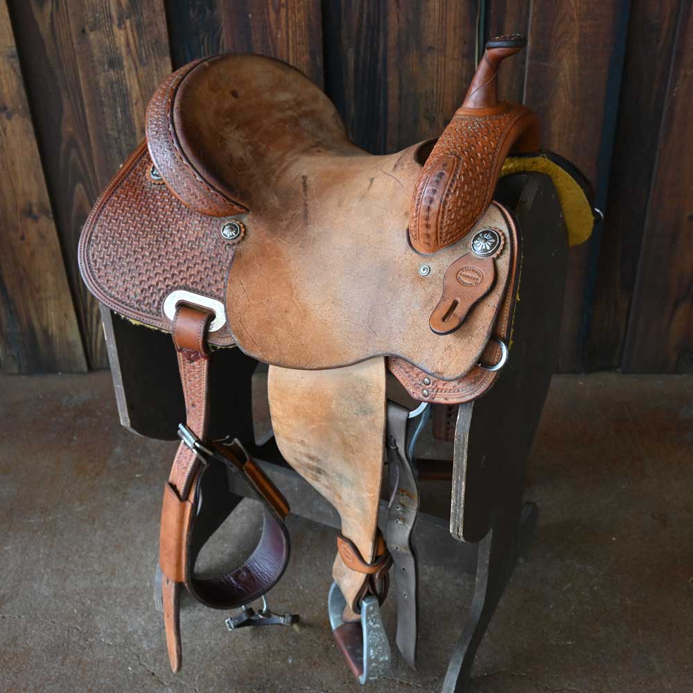 15" USED FORT WORTH BARREL SADDLE