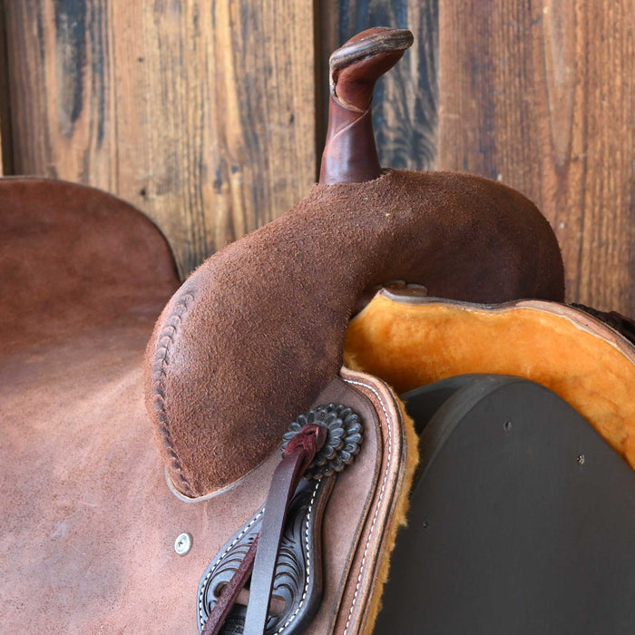16.5" JEFF SMITH BEAU GALYEAN CUTTING SADDLE