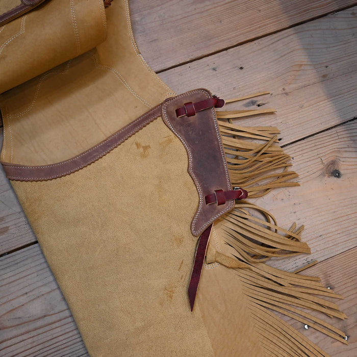 Small Tan Rough-Out Chinks