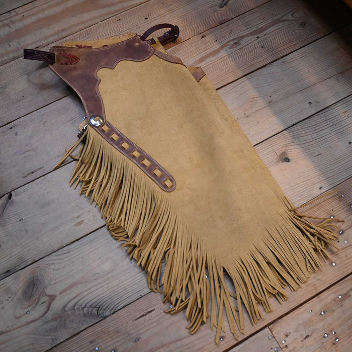 Small Tan Rough-Out Chinks