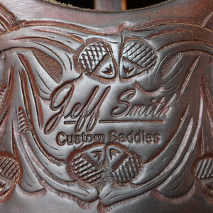 15.5" USED JEFF SMITH CUTTING SADDLE Saddles Jeff Smith   