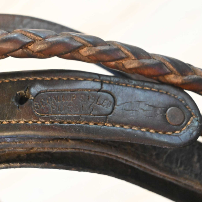 Late 1800's SC Gallup Saddlery Co. Pueblo Col. Vintage Headstall & Rig. Collectibles MISC