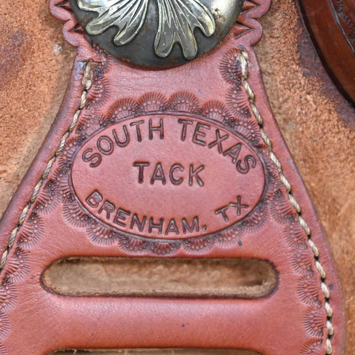 14.5" USED SOUTH TEXAS TACK TEAM ROPING SADDLE