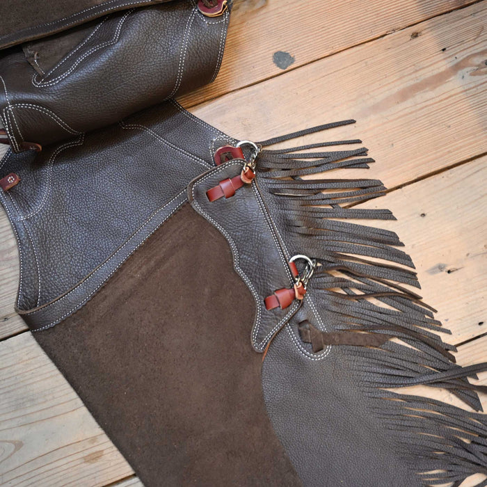 Medium Dark Chocolate Rough-Out Chinks