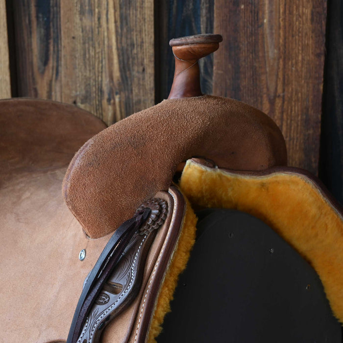 16" JEFF SMITH BUSTER WELCH RANCH CUTTER SADDLE