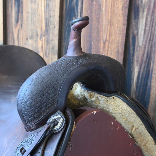 16.5" USED JEFF SMITH CUTTING SADDLE Saddles - Used Jeff Smith