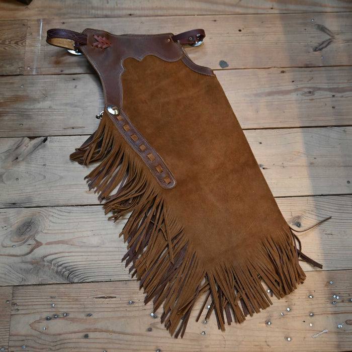 Medium Brown Rough-Out Chinks