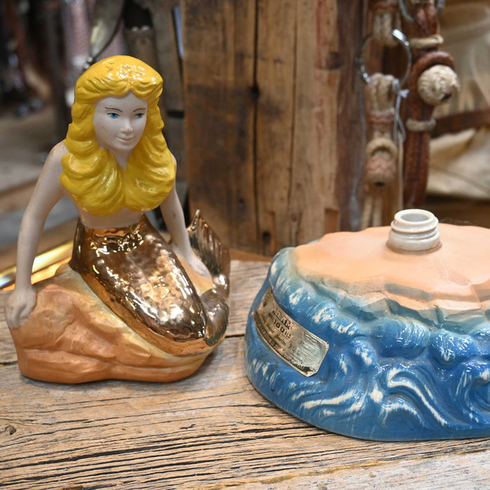 Vintage Jim Beam Whiskey Mermaid Decanter Collectibles Jim Beam