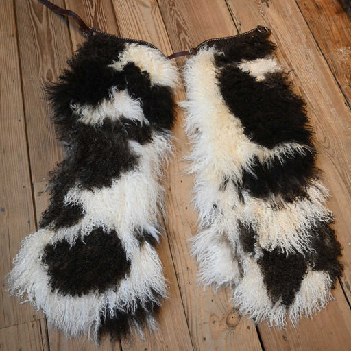 Two Tone Angora Shotgun Woolies 2125 Tack - Chaps & Chinks Teskey's