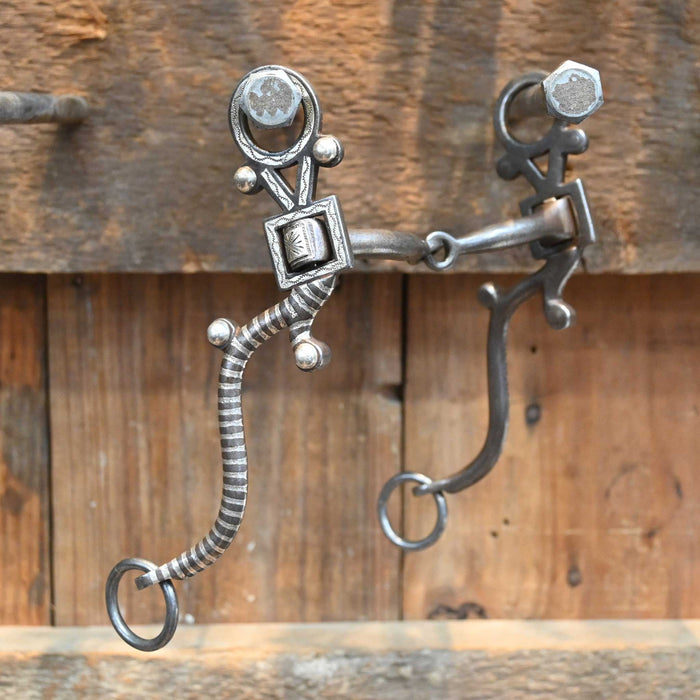 E. Garcia Silver Mounted Smooth Snaffle Bit