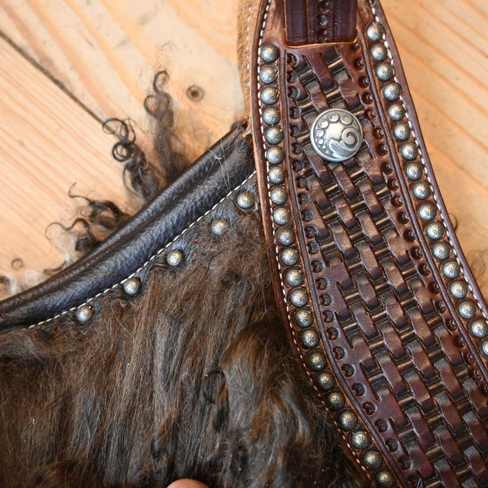 Two Tone Angora Shotgun Woolies 2125 Tack - Chaps & Chinks Teskey's