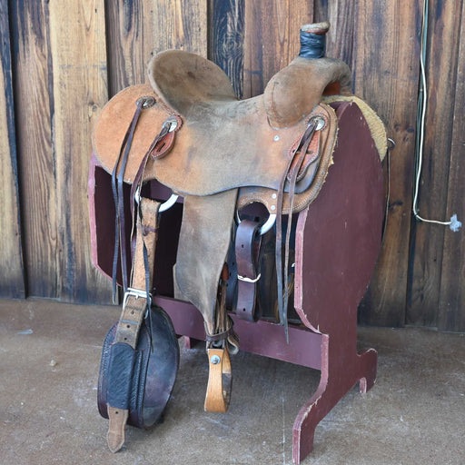 14" USED TESKEY'S STRIP DOWN RANCH SADDLE Saddles - Used Teskey's Saddlery
