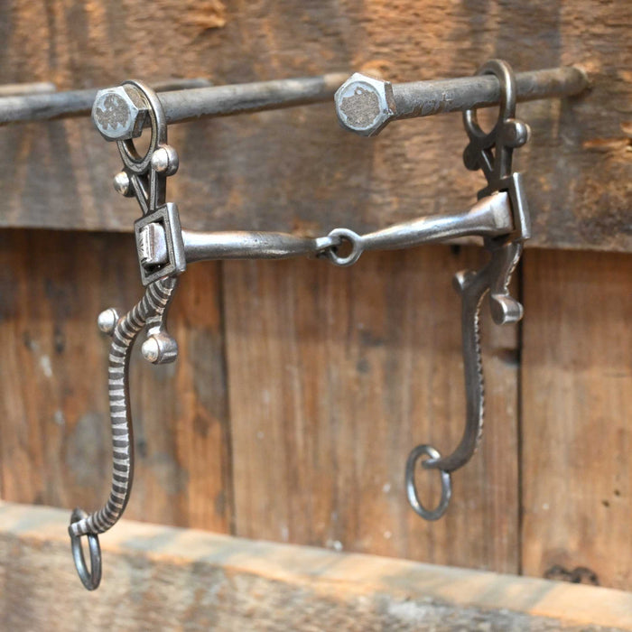 E. Garcia Silver Mounted Smooth Snaffle Bit