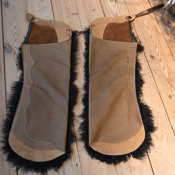 Black Angora Angora Shotgun Woolies 2124 Tack - Chaps & Chinks Teskey's