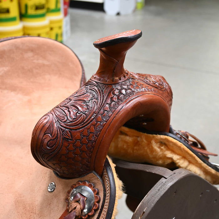 COWBOY PRO YOUTH TEAM ROPING SADDLE
