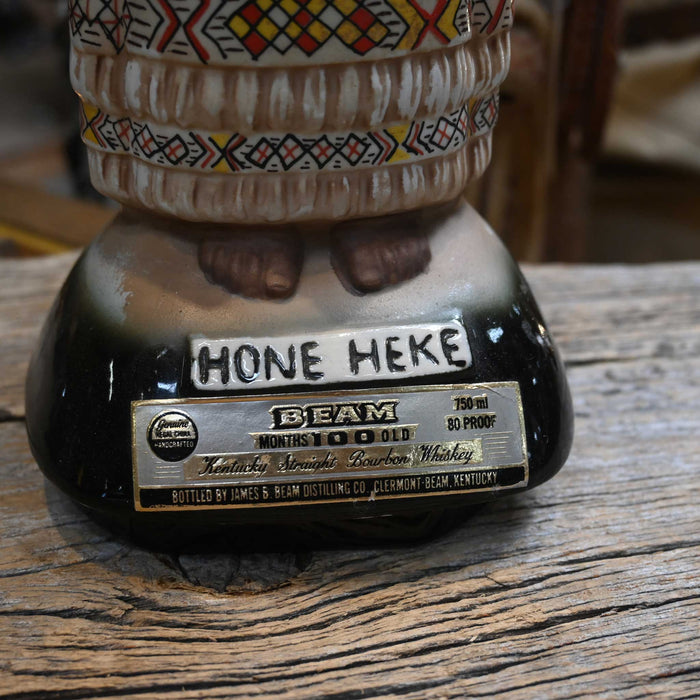Rare 1981 Jim Beam "HONE HEKE" Ceramic Decanter Collectibles Jim Beam
