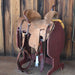 14.5" USED HERSCHBERGER BARREL SADDLE Saddles - Used Herschberger Custom Saddles