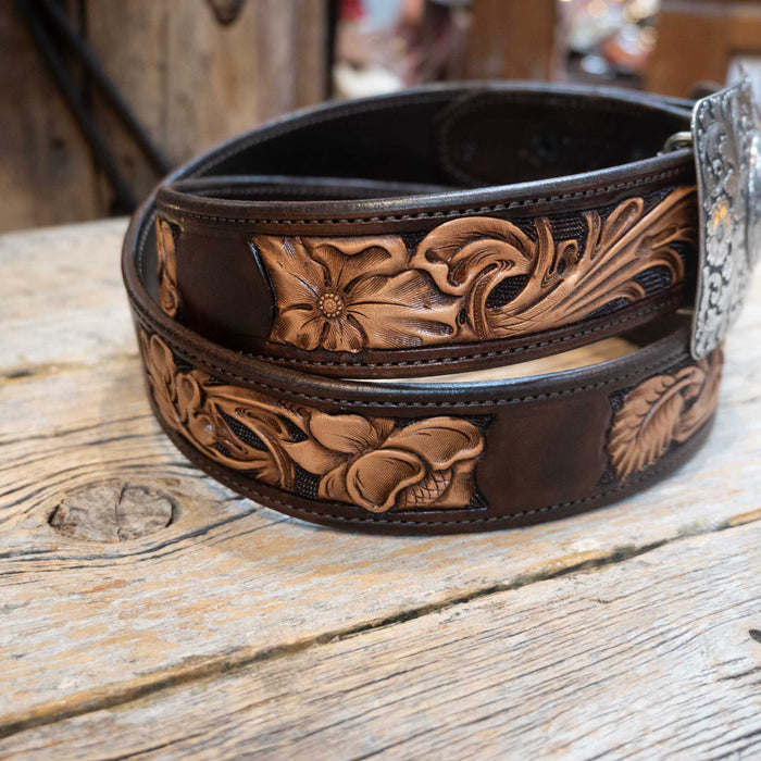 36" Randall Top Shelf Belt - Chocolate Background