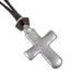 Peyote Bird Silver Cross on Leather Necklace WOMEN - Accessories - Jewelry - Necklaces Peyote Bird Designs