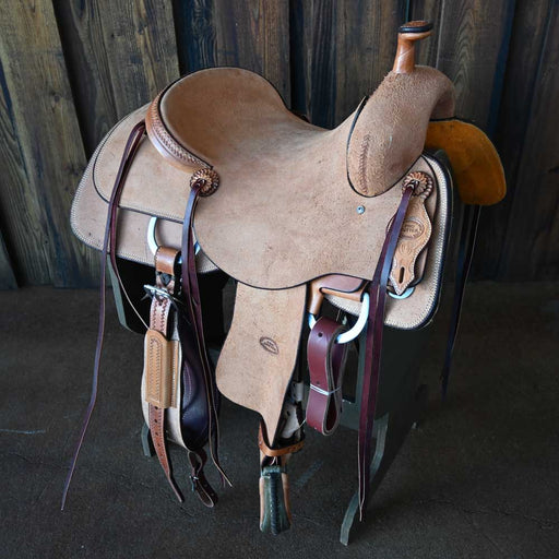 16" TESKEY'S PRO CUTTER RANCH CUTTER SADDLE Saddles - New Teskey's Saddlery